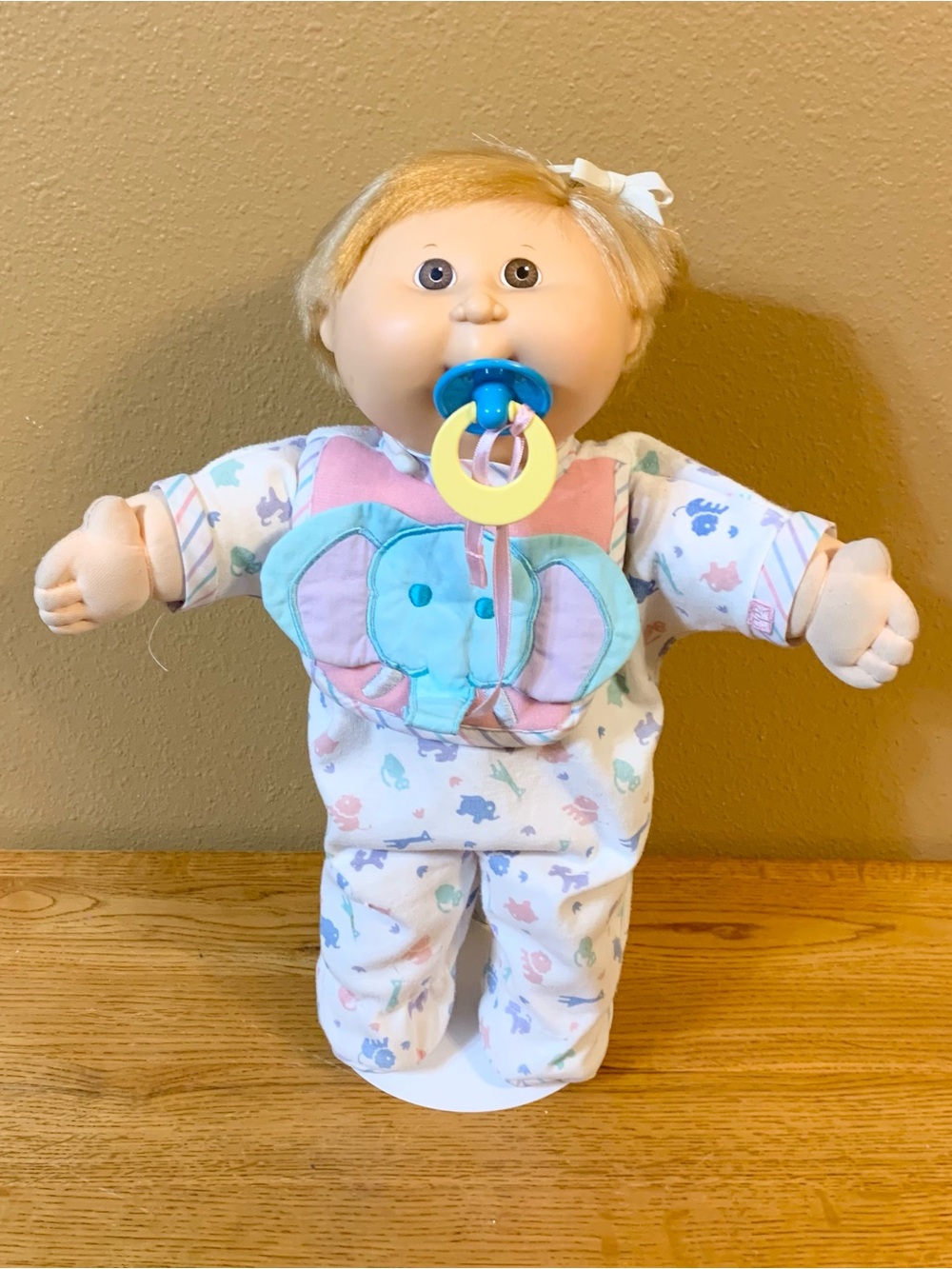 Vintage 1991 Hasbro Cabbage Patch Kids My Own Baby Doll With Pacifier